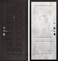 Входная металлическая дверь Армада Сенатор с замком Cisa ФЛ-117 (Венге / Бетон светлый)