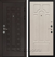 Входная металлическая дверь Армада Сенатор с замком Cisa ФЛ-58 (Венге / Дуб беленый)