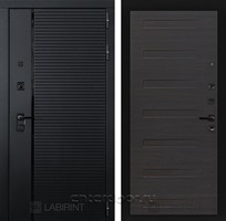 Входная металлическая дверь Лабиринт Piano 14 (Чёрный кварц / ЭкоВенге)