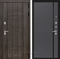 Входная металлическая дверь Лабиринт Сканди 22 (Дарк Грей / Графит софт)