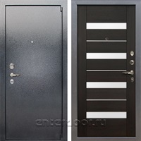 Входная стальная дверь Лекс 3 Барк Сицилио (Серый букле / Венге) панель №51
