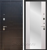 Входная дверь Армада Аккорд зеркало СБ-16 (Венге / Сандал белый)