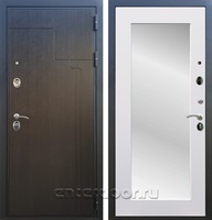 Входная дверь Армада Сидней с зеркалом Пастораль (Венге / Белый матовый)