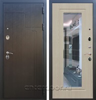 Входная дверь Армада Сидней с зеркалом (Венге / Дуб беленый)
