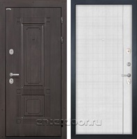 Входная металлическая дверь Интекрон Италия В-07 (Венге / Лофт белый)