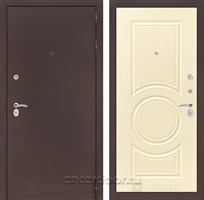 Входная металлическая дверь Лабиринт Классик 23 (Антик медный / Шампань софт)