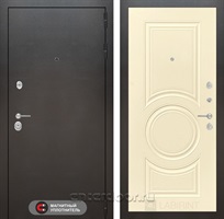 Входная металлическая дверь Лабиринт Сильвер 23 (Антик темное серебро / Шампань софт)