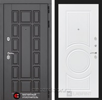 Входная металлическая дверь Лабиринт Нью-Йорк 23 (Венге / Белый софт)