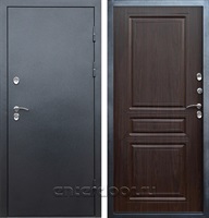 Входная дверь с терморазрывом Снегирь 3К Классика (Серебро / Венге)