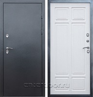 Входная дверь с терморазрывом Снегирь 3К Премиум (Серебро / Лиственница)