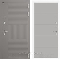 Входная металлическая дверь Лабиринт Formo 13 (Шато Латте / Грей софт)