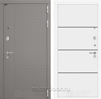 Входная металлическая дверь Лабиринт Formo 25 (Шато Латте / Белый софт)