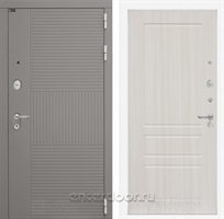Входная металлическая дверь Лабиринт Formo 03 (Шато Латте / Сандал белый)
