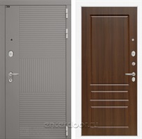 Входная металлическая дверь Лабиринт Formo 03 (Шато Латте / Орех бренди)