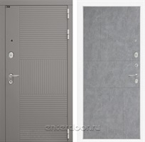 Входная металлическая дверь Лабиринт Formo 21 (Шато Латте / Бетон светлый)