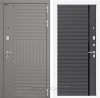 Входная металлическая дверь Лабиринт Formo 22 (Шато Латте / Графит софт)