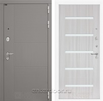 Входная металлическая дверь Лабиринт Formo 01 (Шато Латте / Сандал белый)