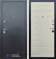 Входная металлическая дверь Техно 3к Престиж (Антик Серебро / Бежевый матовый)