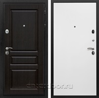 Входная металлическая дверь Армада Премиум Н Гладкая (Венге / Белый матовый)