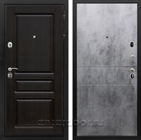Входная металлическая дверь Армада Премиум Н ФЛ-290 (Венге / Бетон тёмный)
