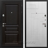 Входная металлическая дверь Армада Премиум Н ФЛ-57 (Венге / Белый жемчуг)