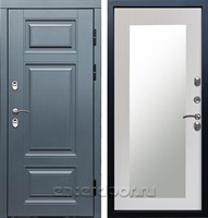 Входная дверь с терморазрывом Премиум 3К с зеркалом Триумф (Грей / Лиственница)