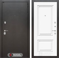 Входная металлическая дверь Лабиринт Сильвер 26 (Антик темное серебро / Эмаль белая RAL 9003) Входная металлическая дверь Лабиринт Сильвер 26 (Антик темное серебро / Эмаль белая RAL 9003)
