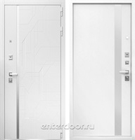 Входная металлическая дверь АСД Эверест (Белый матовый / Белый матовый)
