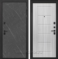 Входная металлическая дверь Интекрон Профит Black ФЛ-39 (Гранит Лава / Сандал белый)