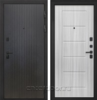 Входная металлическая дверь Интекрон Профит Black ФЛ-39 (Лофт черный / Сандал белый)