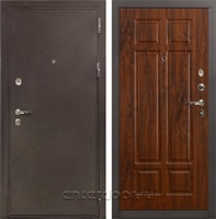 Входная металлическая дверь Лекс 5А Цезарь №90 (Медный антик / Винорит дуб тёмный)