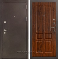 Входная металлическая дверь Лекс 5А Цезарь №91 (Медный антик / Винорит дуб тёмный)