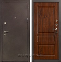 Входная металлическая дверь Лекс 5А Цезарь №92 (Медный антик / Винорит дуб тёмный)
