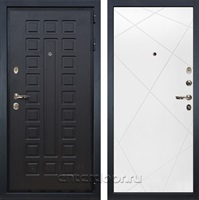 Входная металлическая дверь Лекс Гладиатор 3к №103 (Венге / Белая шагрень)