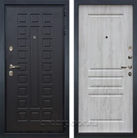 Входная металлическая дверь Лекс Гладиатор 3к №110 (Венге / Сосна белая 50977-94)