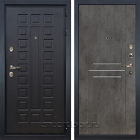Входная металлическая дверь Лекс Гладиатор 3к №82 (Венге / Бетон тёмный)