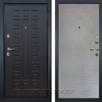 Входная металлическая дверь Лекс Гладиатор 3к №72 (Венге / Графит софт)