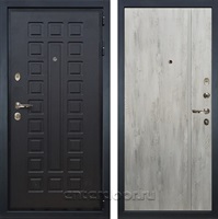 Входная металлическая дверь Лекс Гладиатор 3к №73 (Венге / Дуб тревис серый)