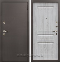 Входная стальная дверь Лекс 1А №110 (Медный антик / Сосна белая 50977-94)