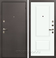 Входная дверь 1А №55.1 Вероника-1 (Медный антик / Белый софт)