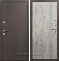 Входная дверь 1А №73 (Медный антик / Дуб тревис серый)