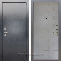 Входная стальная дверь Лекс 3 Барк №72 (Серый букле / Графит софт)