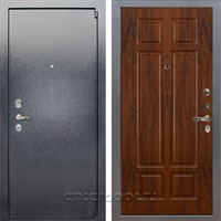 Входная стальная дверь Лекс 3 Барк №90 (Серый букле / Винорит дуб тёмный)