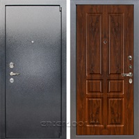 Входная стальная дверь Лекс 3 Барк №91 (Серый букле / Винорит дуб тёмный)