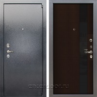 Входная стальная дверь Лекс 3 Барк №53 Новита (Серый букле / Венге)