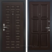 Входная металлическая дверь Лекс 4А Неаполь №84 (Венге / Ясень шоколад)