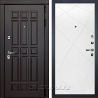Входная металлическая дверь Лекс 8 Сенатор №103 (Венге / Белая шагрень)