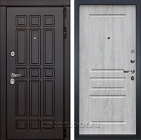 Входная металлическая дверь Лекс 8 Сенатор №110 (Венге / Сосна белая 50977-94)
