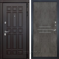 Входная металлическая дверь Лекс 8 Сенатор №82 (Венге / Бетон тёмный)