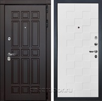 Входная металлическая дверь Лекс 8 Сенатор №71 (Венге / Белая шагрень)